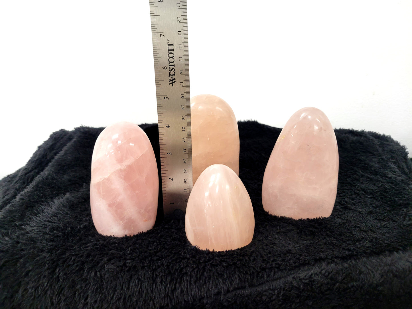 Large Rose Quartz Crystal Polished Freeforms