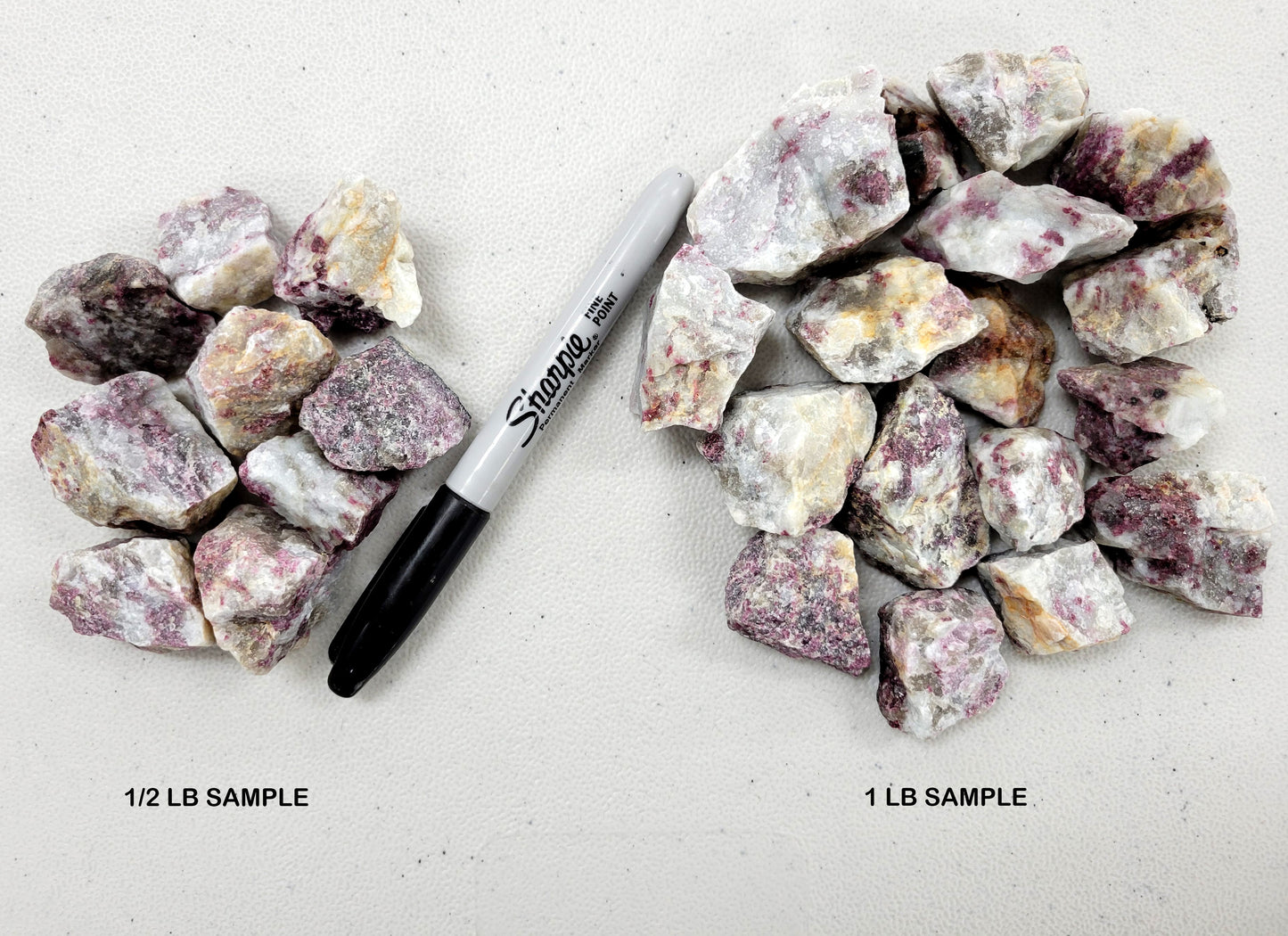 Rubellite Tourmaline Crystals - Rough Stones Bulk