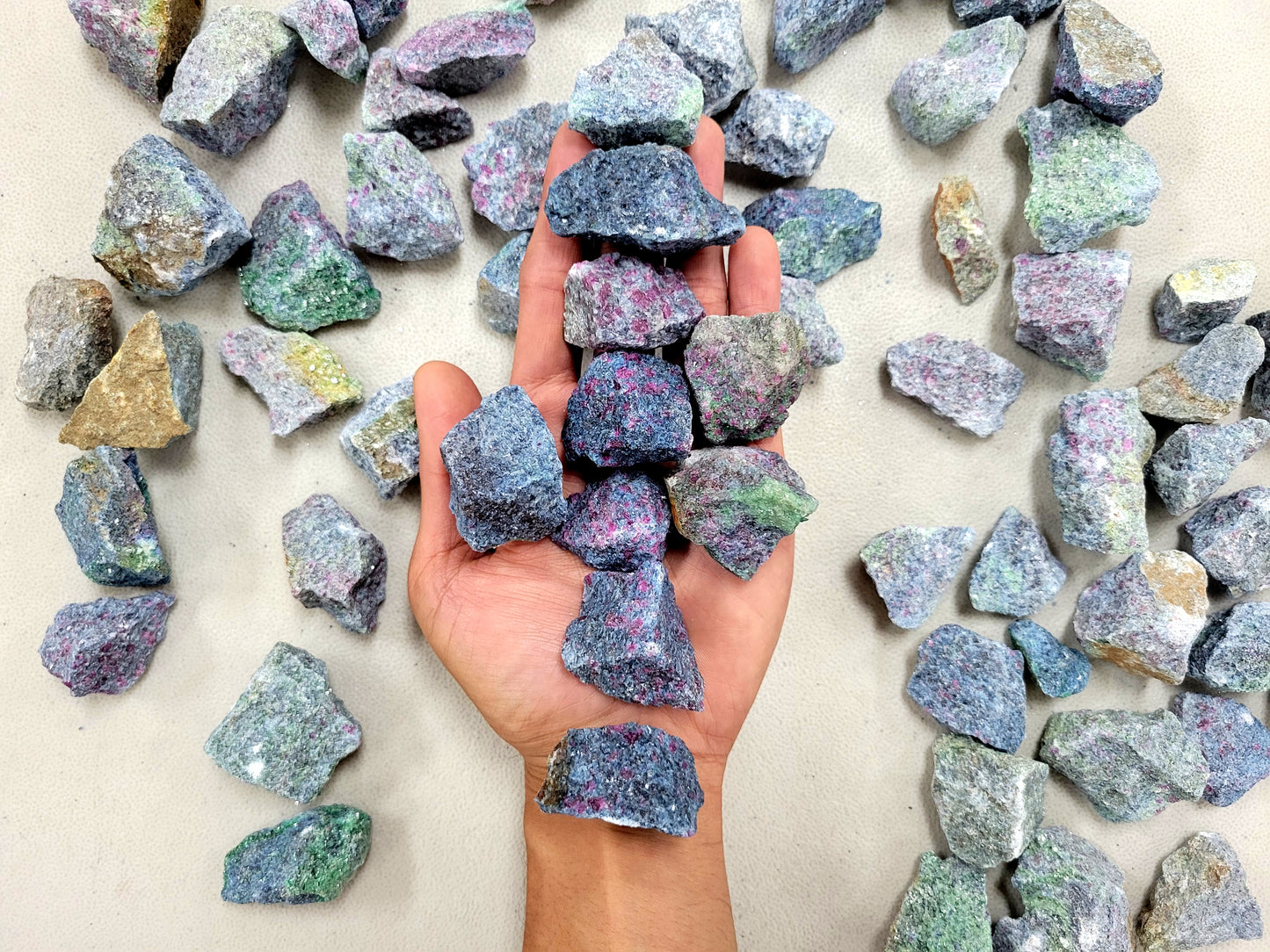 Ruby Bulku Ruby in Kyanite and Fuchsite Crystals - Raw Rough Stones Bulk ...