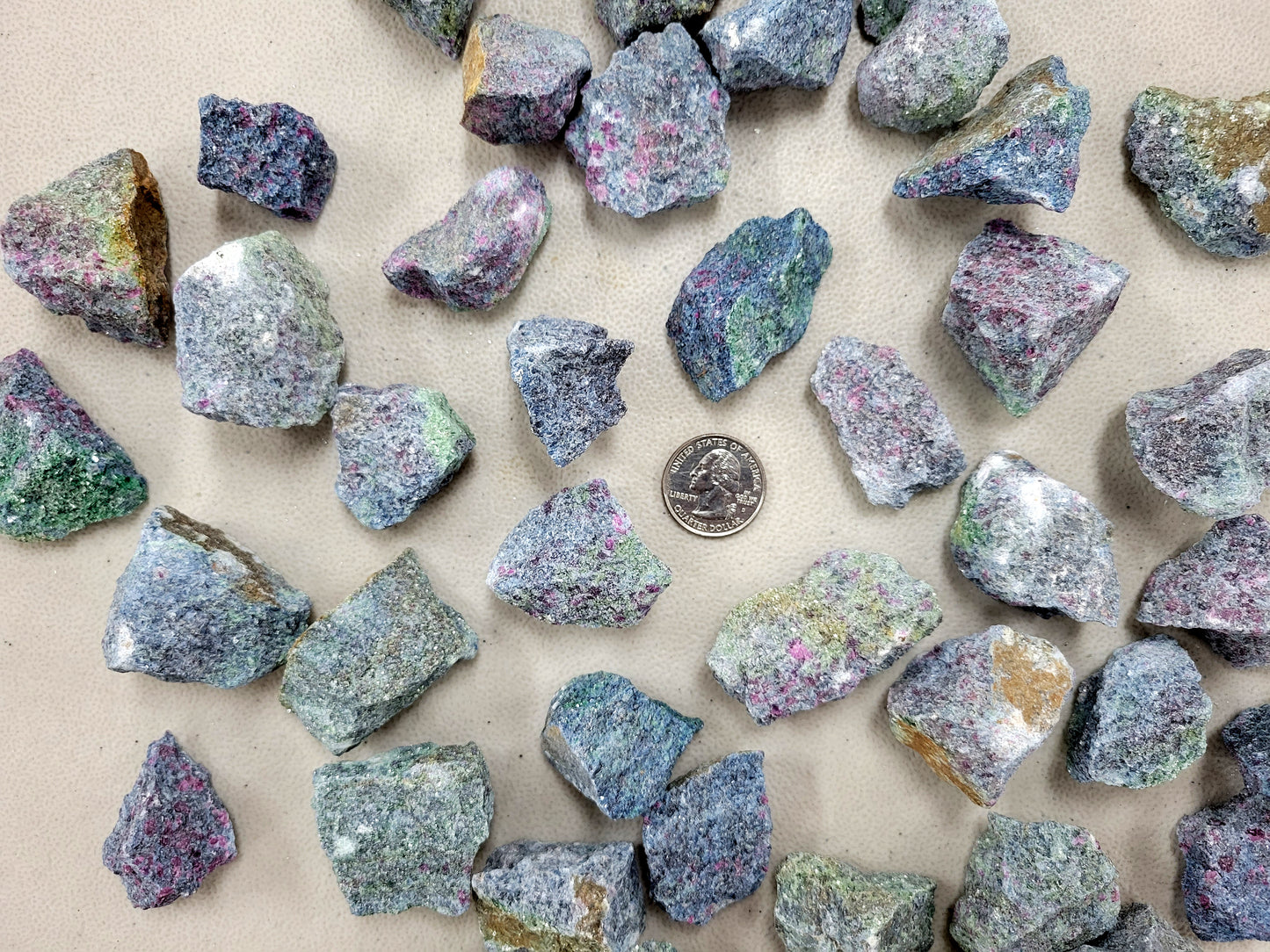 Ruby Bulku Ruby in Kyanite and Fuchsite Crystals - Raw Rough Stones Bulk ...