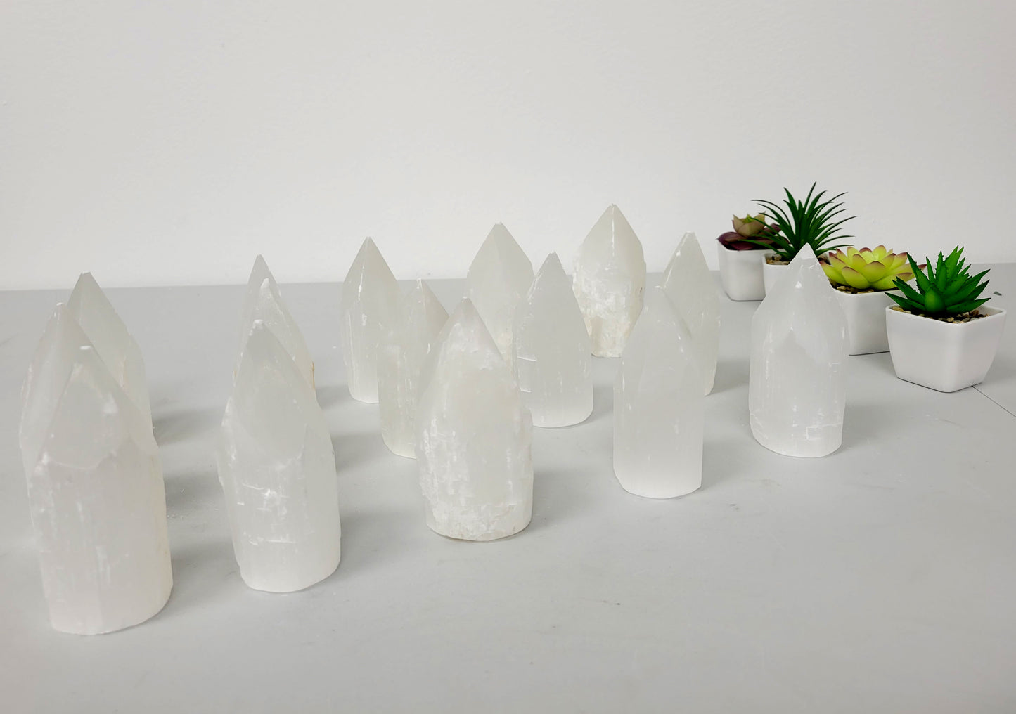 Selenite Tower Polished Point