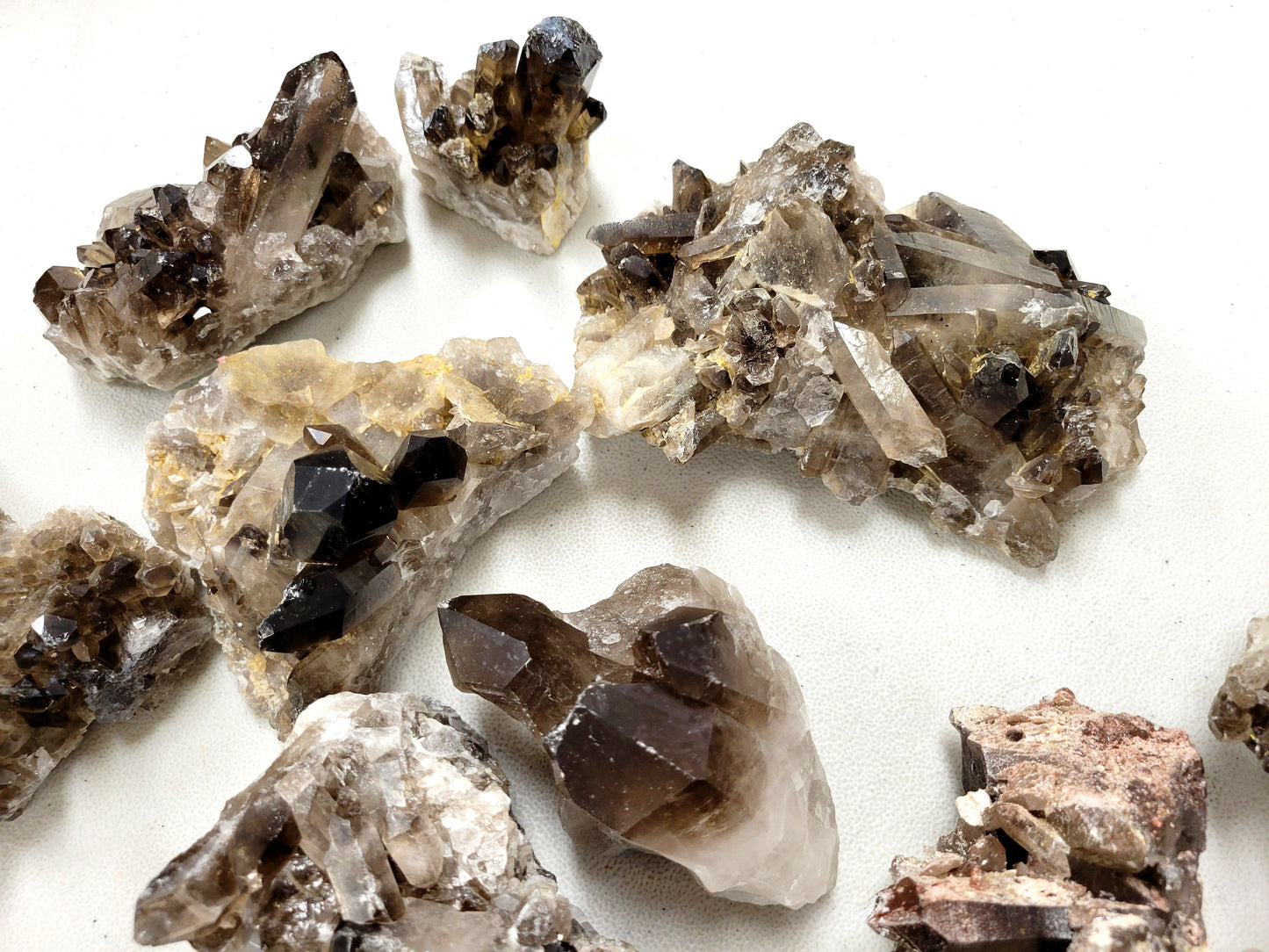 Smoky Quartz Clusters - Natural Smokey Quartz from Brazil