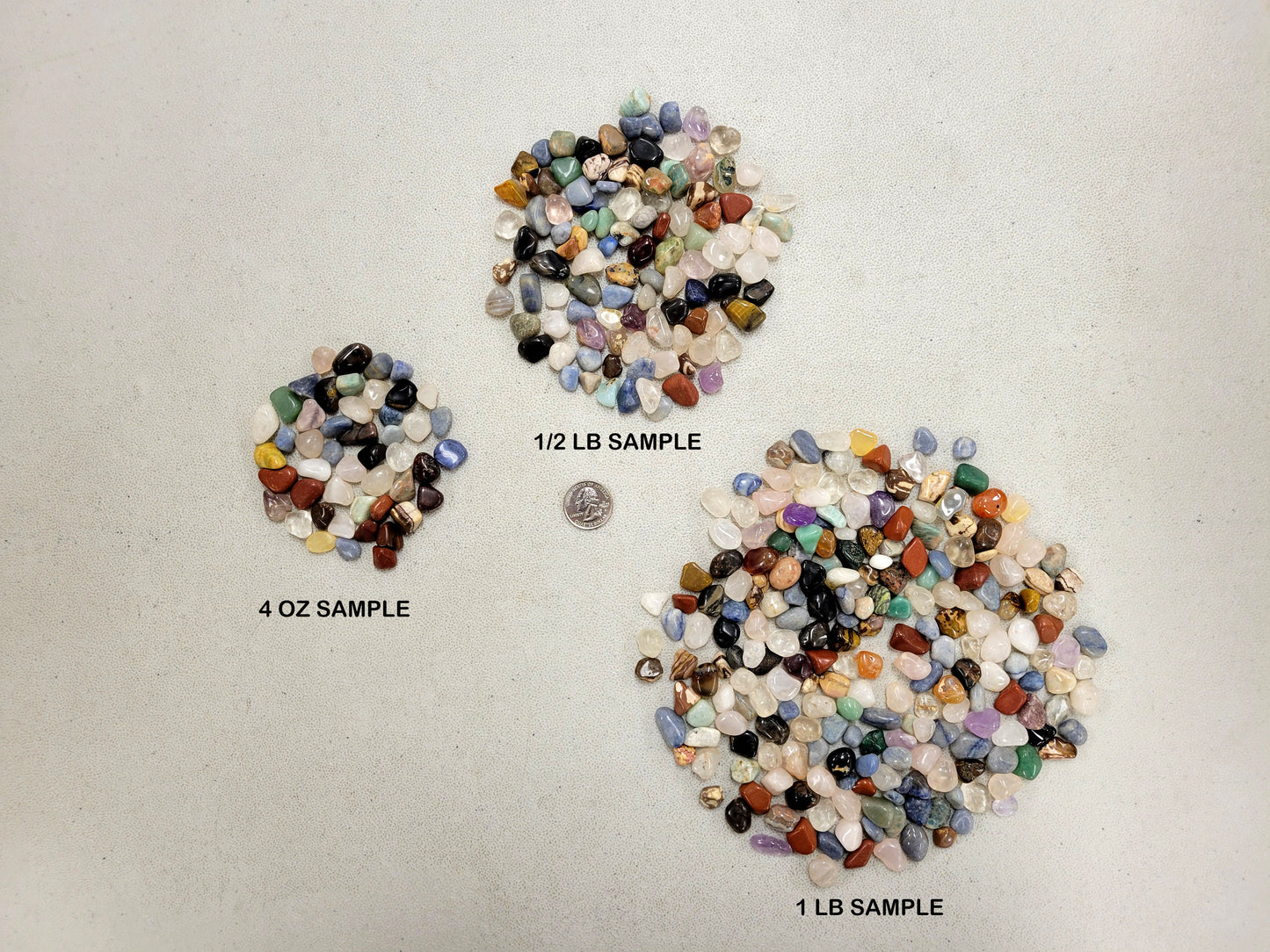 Mini Tumbled Crystals Bulk - Brazilian Mix
