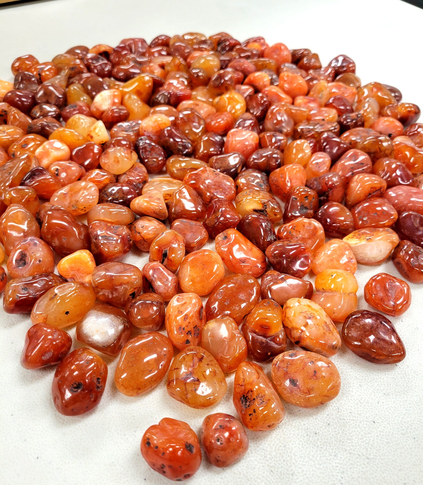 Tumbled Carnelian Crystals - Size Medium 1" to 1.5"