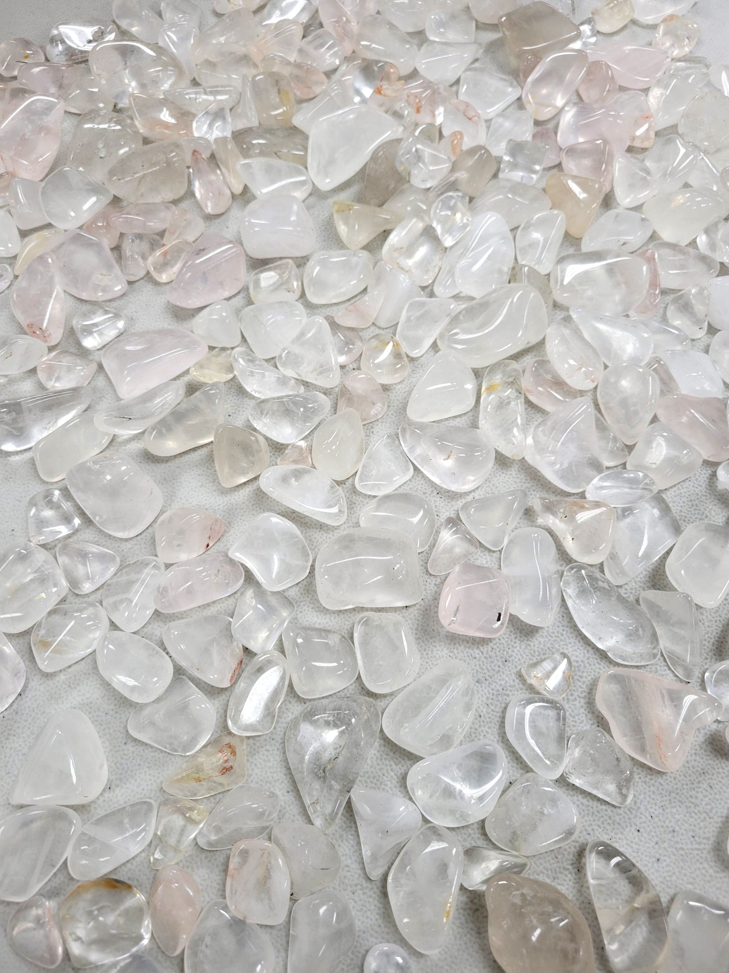 Tumbled Clear Quartz Crystals - Bulk Tumbled Stones