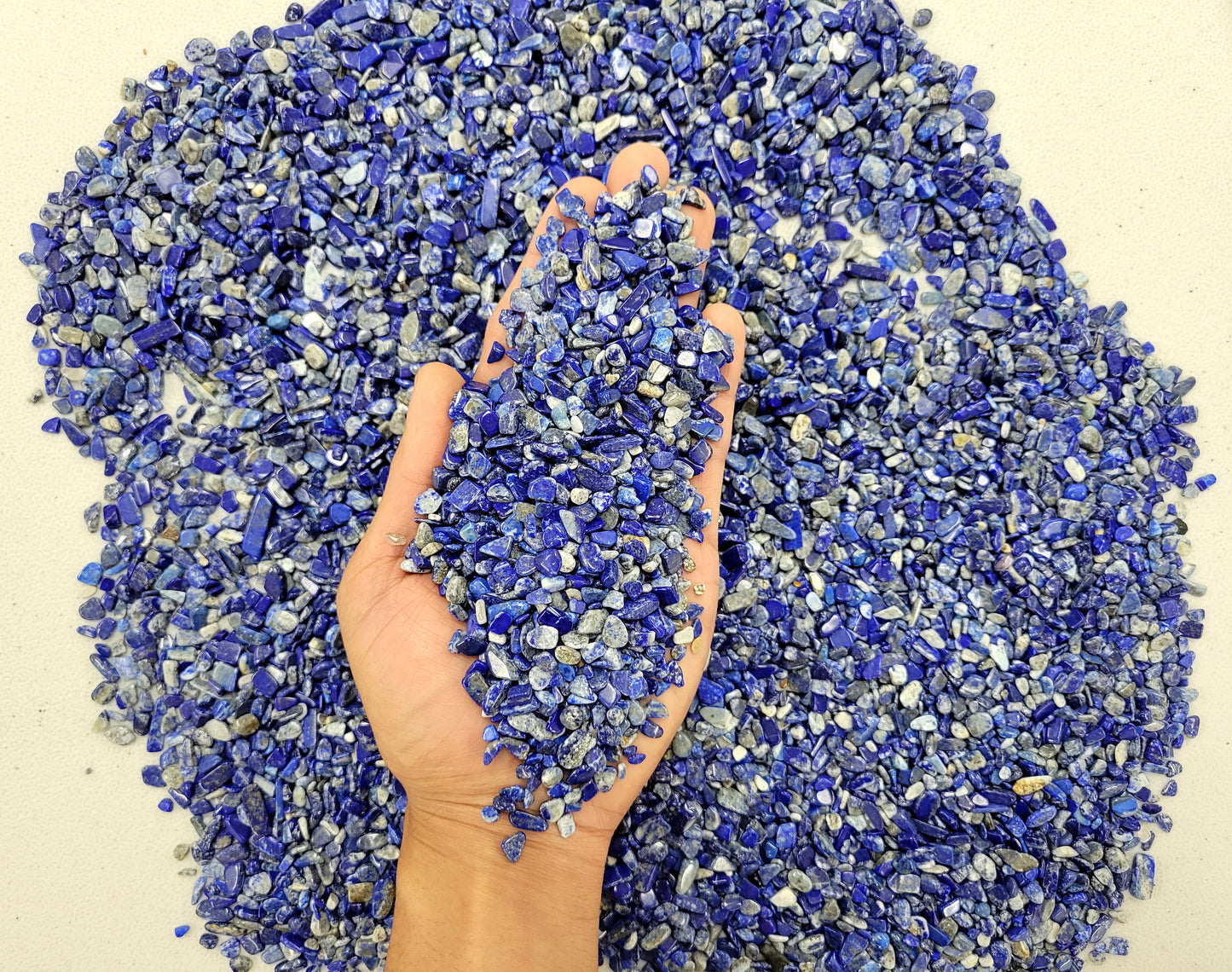 Tumbled Lapis Lazuli Crystal Chips Bulk