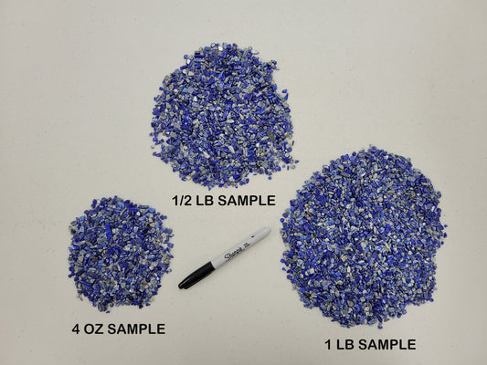 Tumbled Lapis Lazuli Crystal Chips Bulk