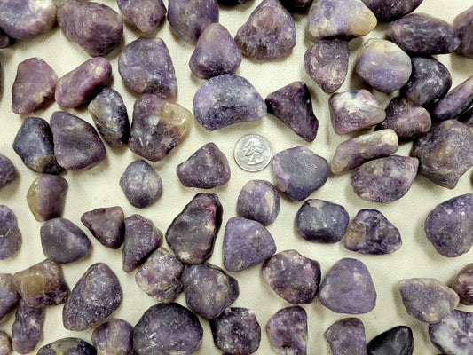 Tumbled Lepidolite Crystal Stones From India