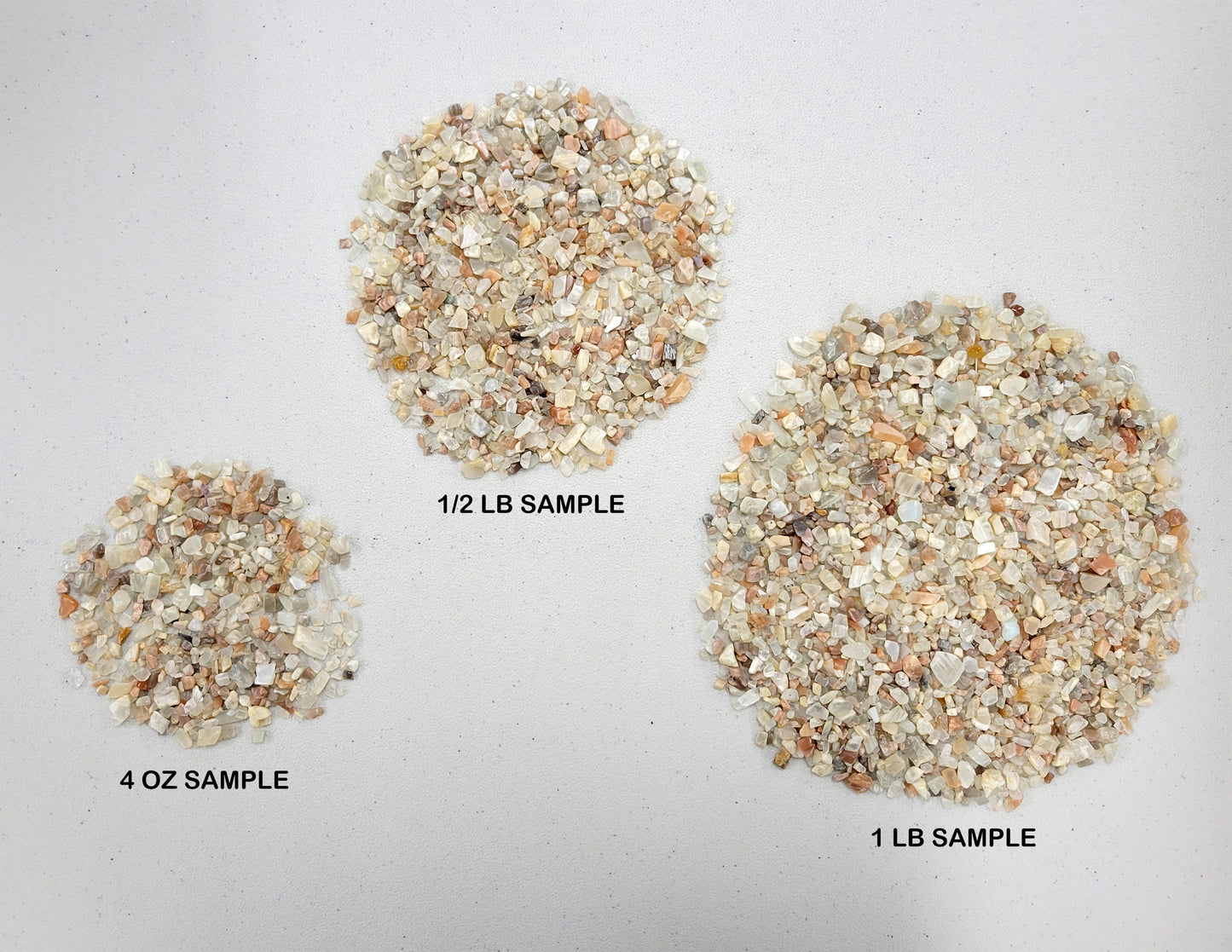 Tumbled Moonstone Chips Bulk