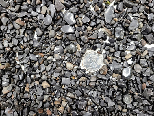 Tumbled Black Tourmaline Crystal Chips Bulk