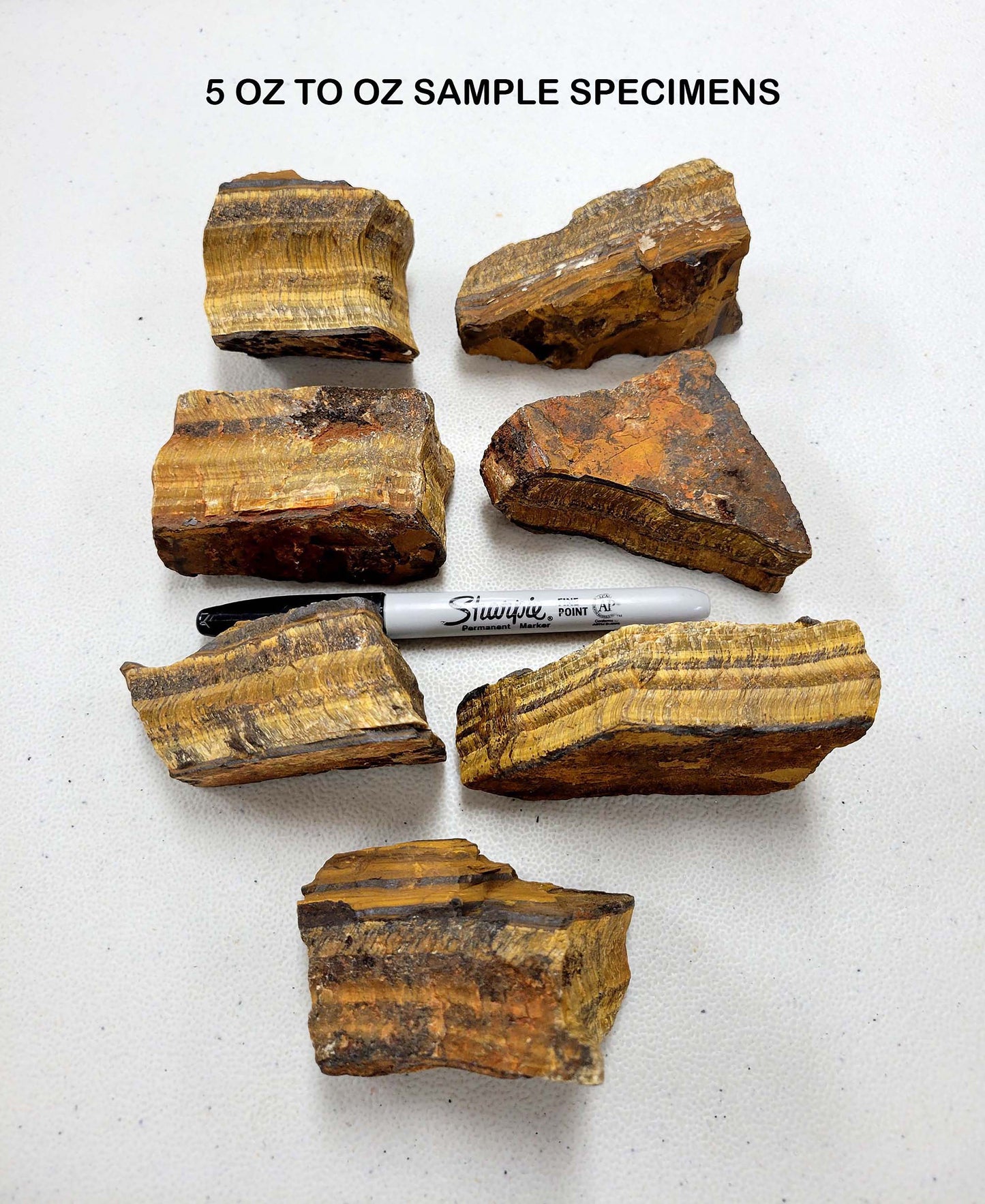 XL Raw Tiger's Eye Crystal Chunks