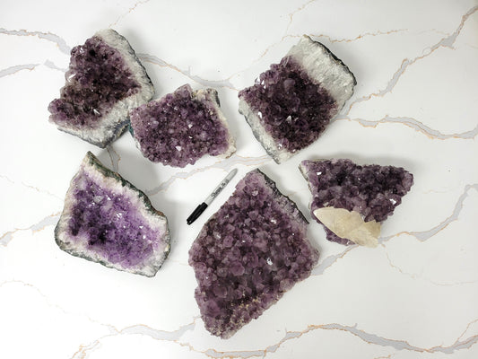 Giant Amethyst Crystal Clusters - Unique One Of A Kind Collector Pieces